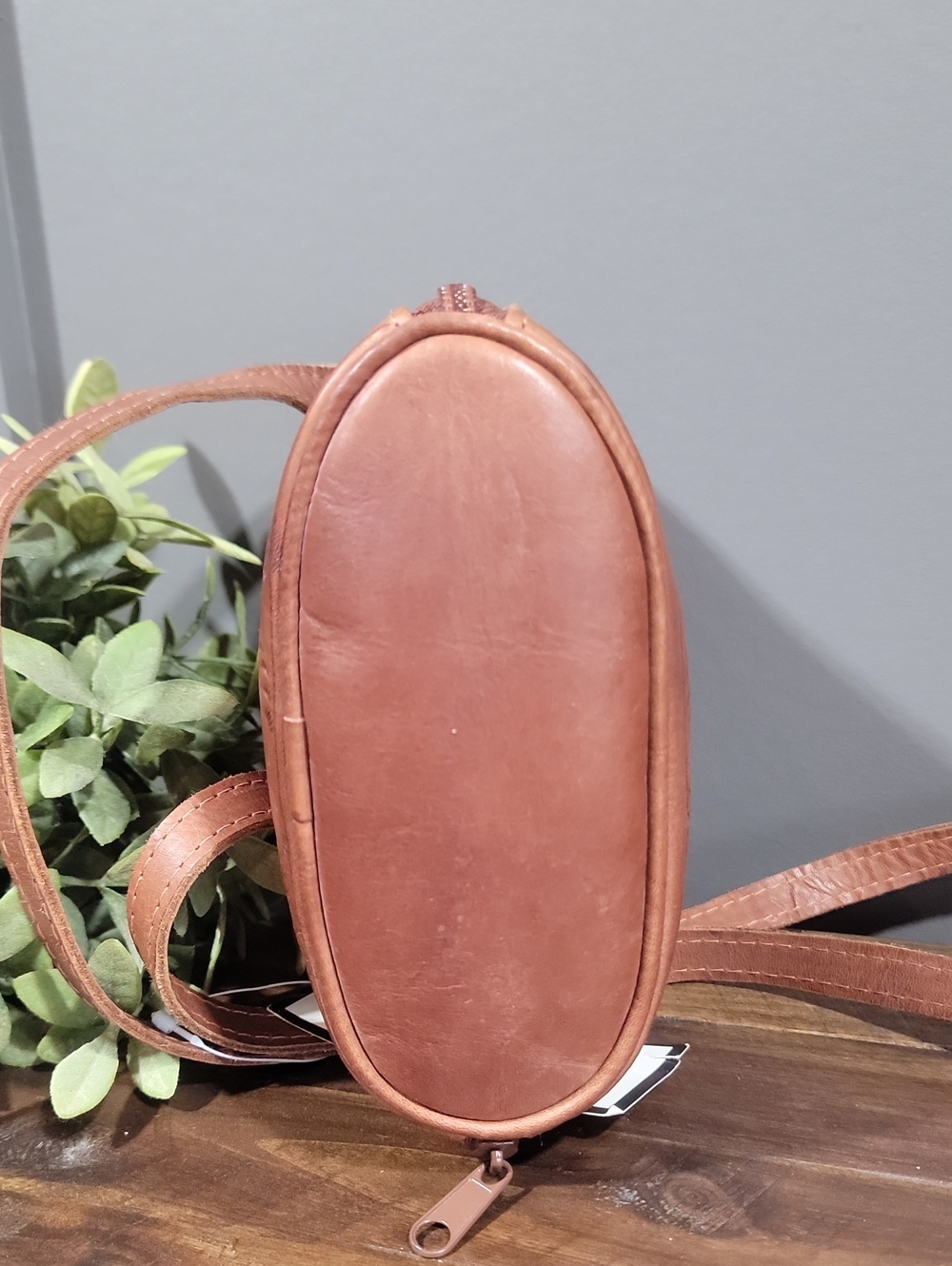 NWT Tooled Leather Crossbody - Picture 7 of 15